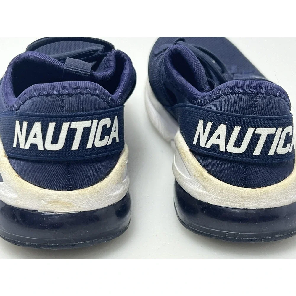 Nautica‎ Neave Sport Tera Shoes Kids Size 10 Navy Mesh Slip On Comfort Sneakers